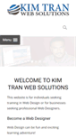Mobile Screenshot of kimtranwebsolutions.com